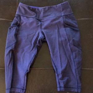 LuLulemon Capris - eggplant size 10
